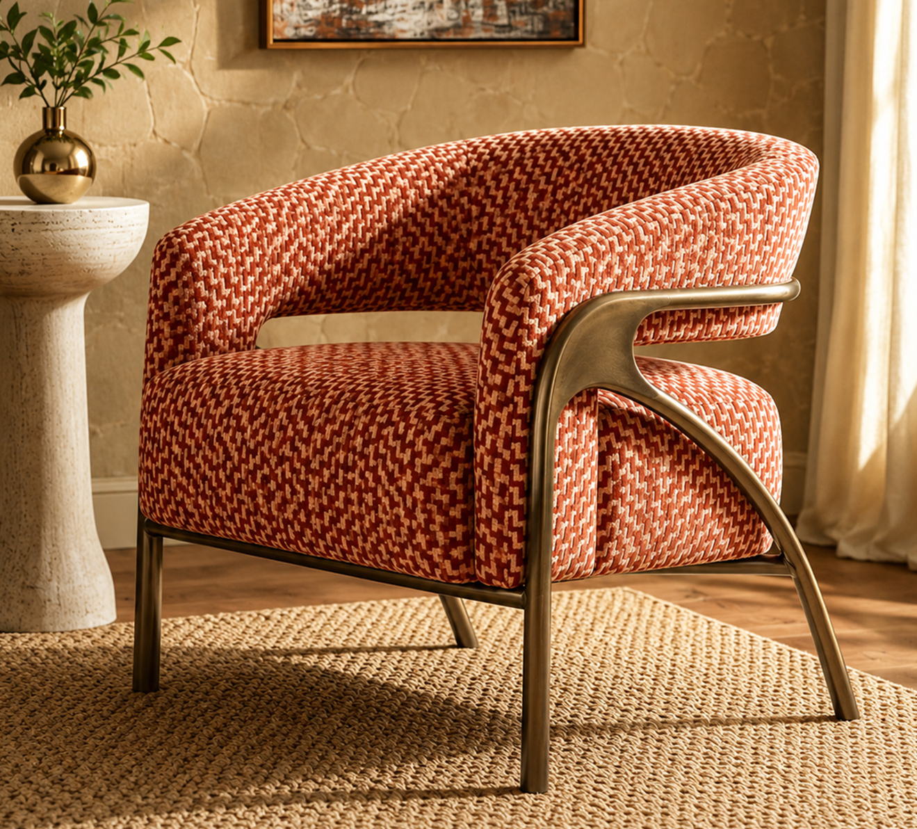 Celestia Curve Accent Chair
