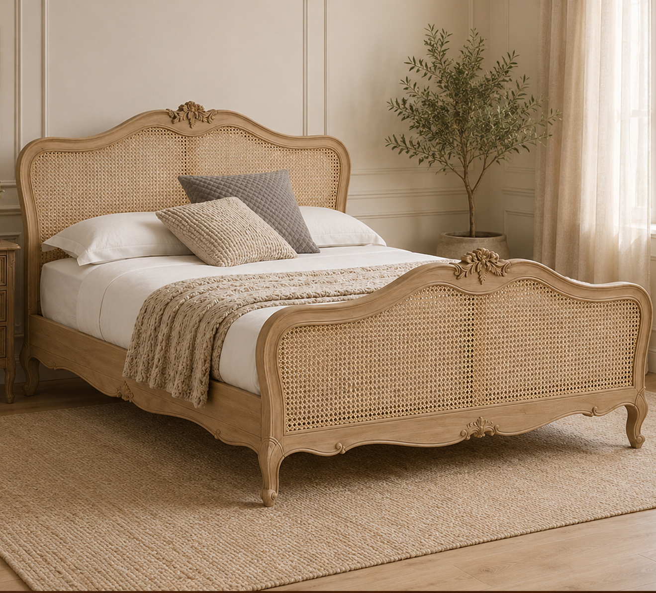 Chateau Cane Bed